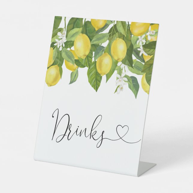 Lemons Baby Duschgetränke Sockelschild (Vorderseite)