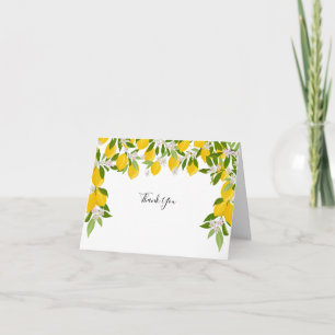 Lemons Blossom Greenerenerity Wedding Vielen Dank Karte