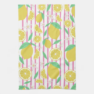 Lemons Blume Lemonade Strickmuster Geschirrtuch