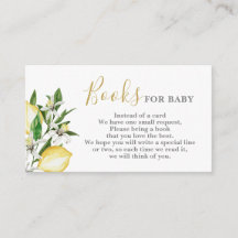 Lemons Blumenbücher für Babykarten