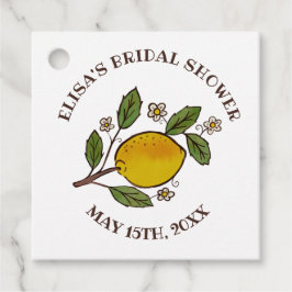 Lemons BRAUTPARTY Rustikales CUSTOM Geschenkanhänger