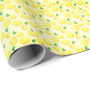 Lemons Citrus Design Geschenkpapier