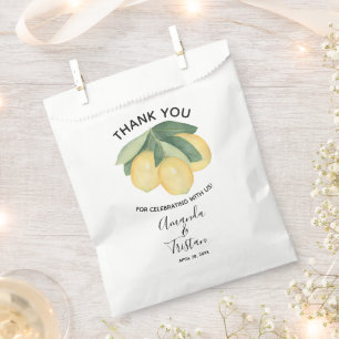 Lemons Citrus Vielen Dank für Ihr Interesse Bag Geschenktütchen