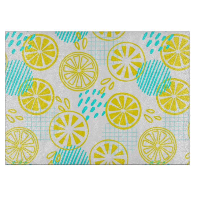 Lemons Cutting Board Schneidebrett (Vorderseite)