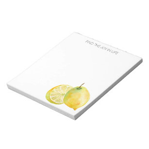 Lemons finden Join in Life Personalisiert Notepad Notizblock