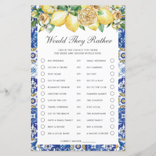 Lemons florales Brautparty würden sie eher spielen