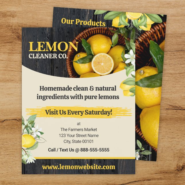 Lemons Flyer Template (Von Creator hochgeladen)
