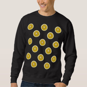Lemons Fruchtmuster Sweatshirt
