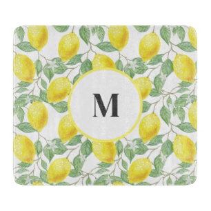 Lemons Glass Schneidebrett