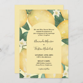 Lemons Greenerity Wedding All in One Invites