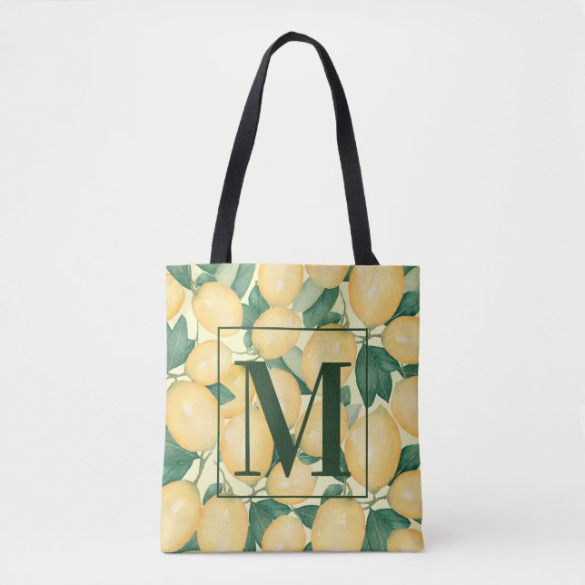 Lemons Greenery Monogram (Vorderseite)