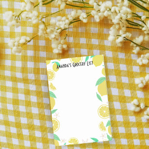 Lemons Grocery - Liste der Lemons Post-it Klebezettel