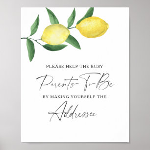 Lemons - Hilfe für die betreuten Eltern, die noch Poster
