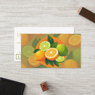 LEMONS LIMES Kundenbindungskarte Treuekarte