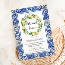 Lemons Mosaic Tiles Mediterrane Probe Abendessen