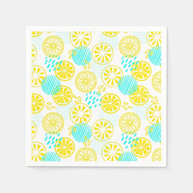Lemons Napkins Serviette (Vorderseite)
