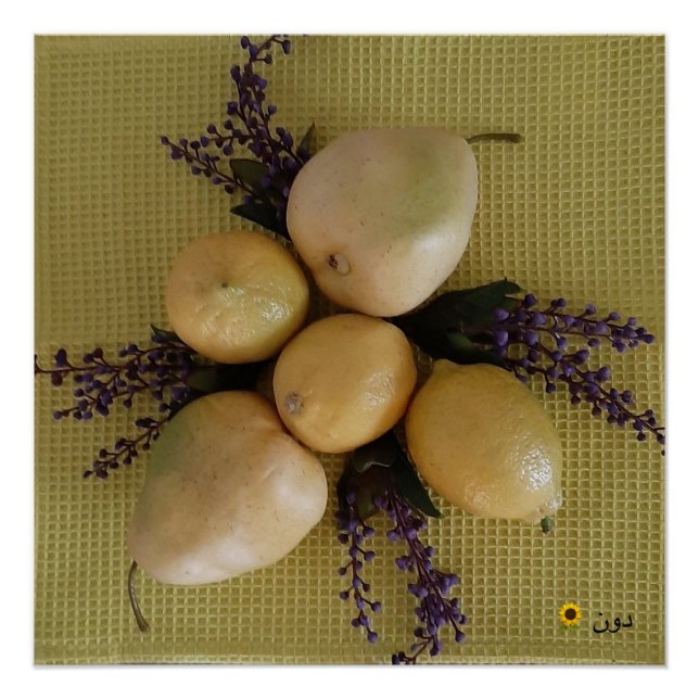 LEMONS & PEARS POSTER (Vorderseite)