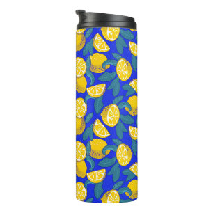 Lemons Pop Art Thermosbecher