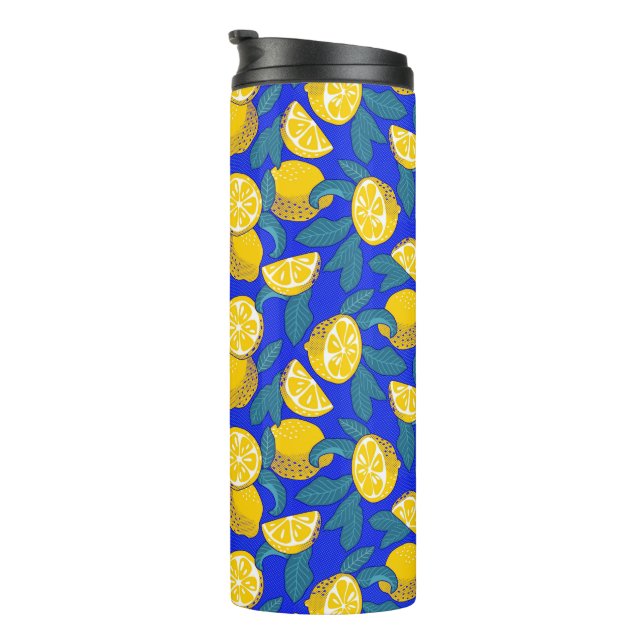 Lemons Pop Art Thermosbecher (Nach rechts gedreht)