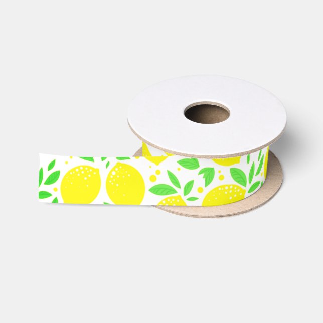 Lemons Ribbon Satinband (Spule)