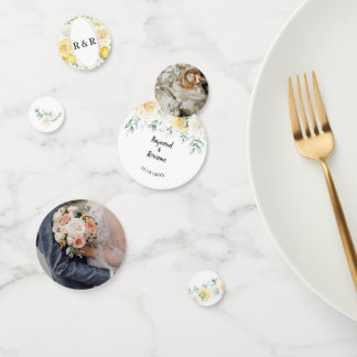 Lemons & Rose Hochzeitsempfang Confetti Konfetti