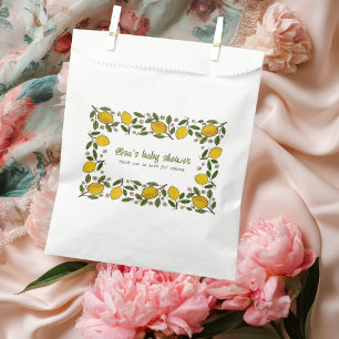 Lemons Rustic CUSTOM BABY SHOWER Geschenktütchen