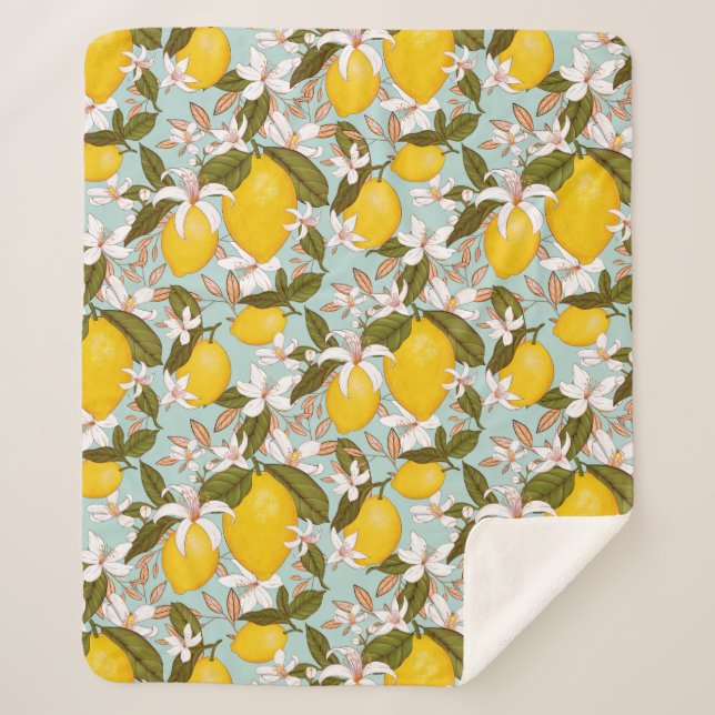 Lemons Sherpa Blanket Sherpadecke (Vorderseite)