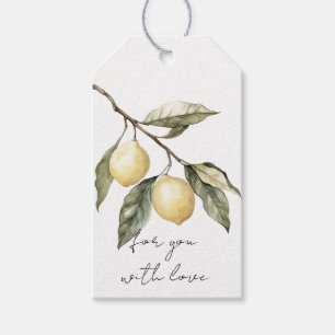 Lemons Sicily Italian Birthday Geschenkanhänger