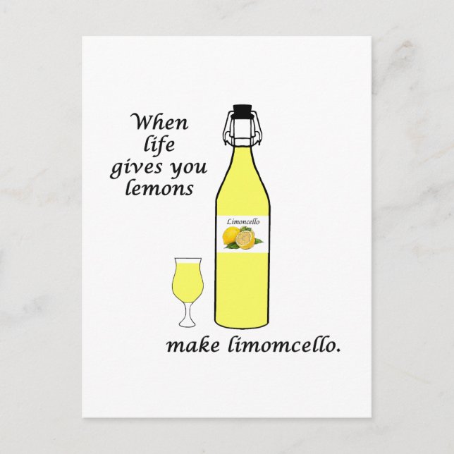 Lemons to Limoncello Postkarte (Vorderseite)