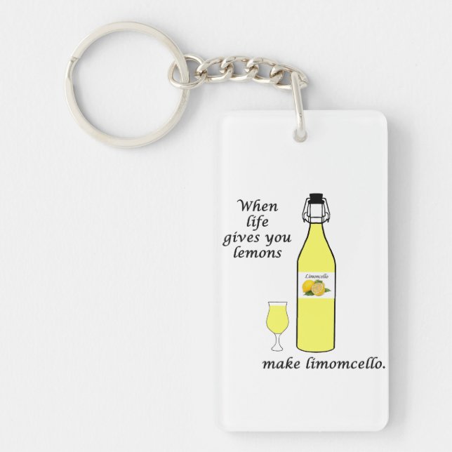 Lemons to Limoncello Schlüsselanhänger (Vorderseite)