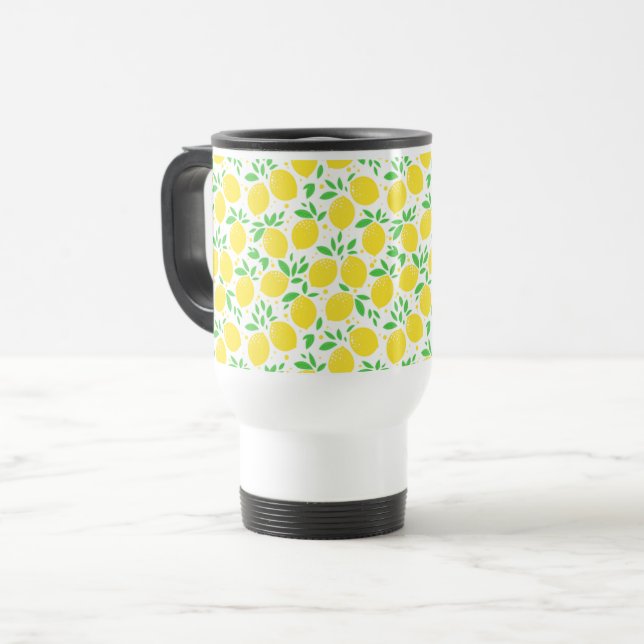Lemons Travel Mug Reisebecher (Vorderseite Links)