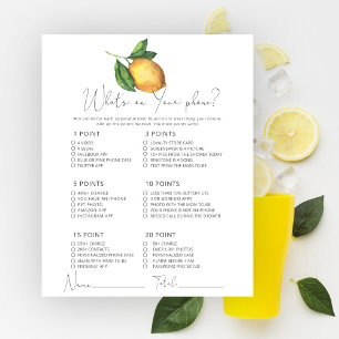 Lemons Was ist in deinem Handyspiel?