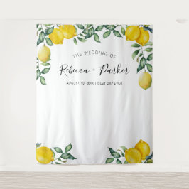 Lemons WEDDING Backdrop Foto Stand Wandteppich