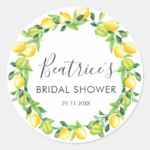 Lemons Wreath Brautparty Vielen Dank