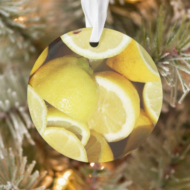 Lemons Yellow Ornament (Baum)