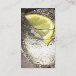 Lemonwater - Lebensmitteldienst-Visitenkarte - Visitenkarte