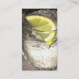 Lemonwater - Lebensmitteldienst-Visitenkarte - Visitenkarte