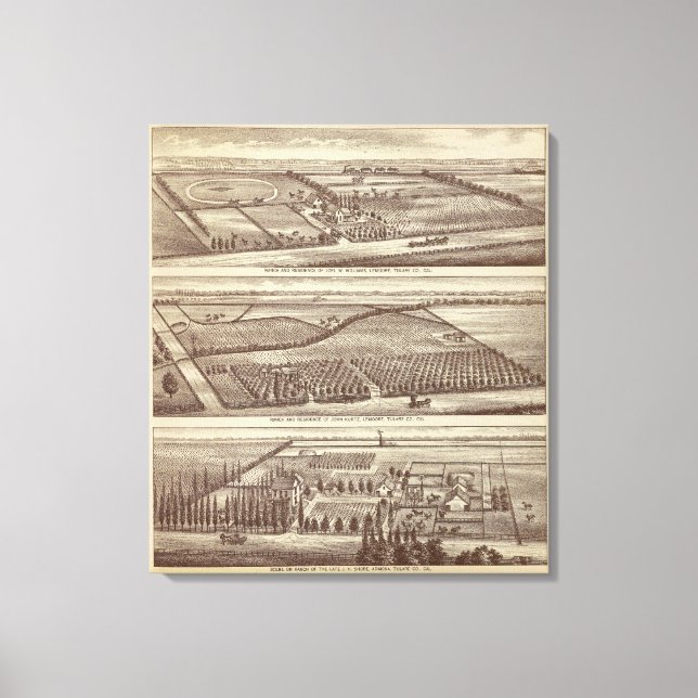 Lemoore, Armona ranches Leinwanddruck (Vorderseite)