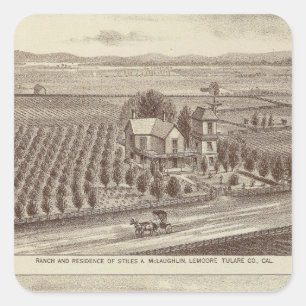 Lemoore, Armona ranches Quadratischer Aufkleber