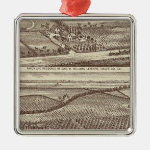 Lemoore, Armona ranches Silbernes Ornament