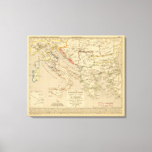 L'Empire Grec, l'Italie, 1125 1200 Leinwanddruck