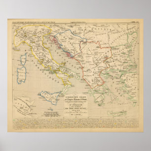 L'Empire Grec, l'Italie, 900 a 1002 Poster