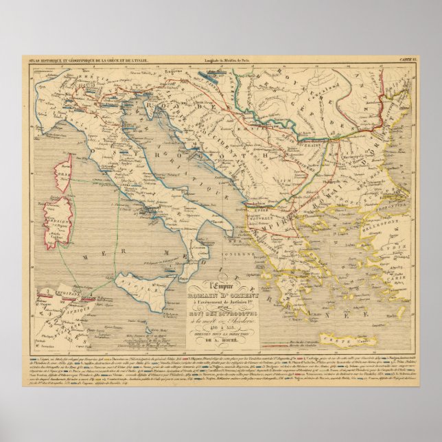 L'Empire Romain d'Orient, Roye des Ostrogoths Poster (Vorne)