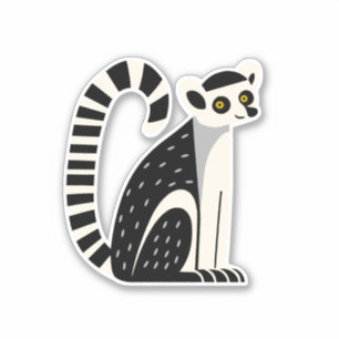 Lemur Aufkleber