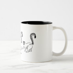 Lemur Coffee Cup Zweifarbige Tasse