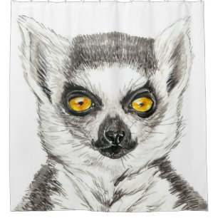 Lemur Duschvorhang