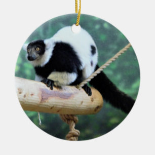 Lemur Keramik Ornament