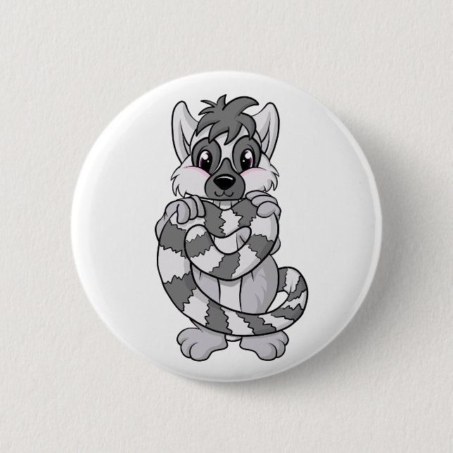 Lemur-Liebe! Button (Vorderseite)