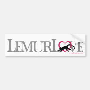Lemur-Liebeaufkleber Autoaufkleber
