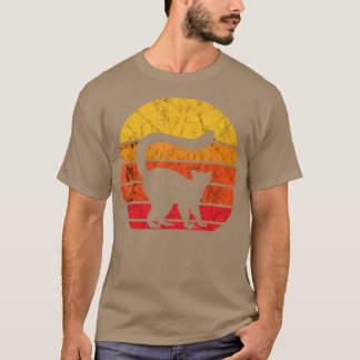 Lemur Liebhaber Retro Vintage Sonnenuntergang Lemu T-Shirt